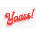 Yaass — text emoji for Slack & Discord