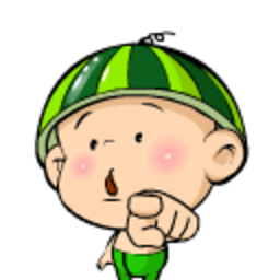 Watermelon Boy No — cartoon emoji for Slack & Discord (Discord)