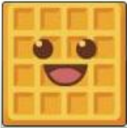 Waffle Cute — cartoon emoji for Slack & Discord (Discord)
