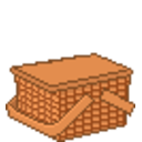 Puppy Basket — pixel-art emoji for Slack & Discord