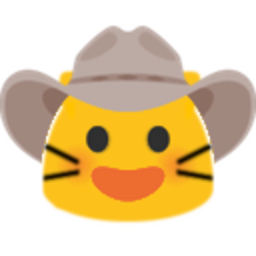 Meow Cowboysmile — cartoon emoji for Slack & Discord (Discord)