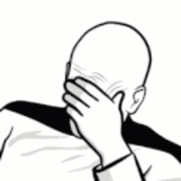Facepalm Closeup — reaction emoji for Slack & Discord (Discord)