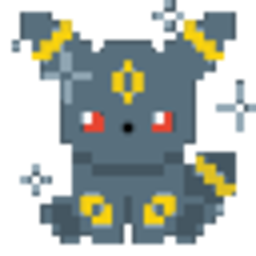 Umbreon Pixels — pokemon emoji for Slack & Discord (Discord)