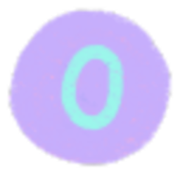 Blue Zero Glow — number emoji for Slack & Discord (Discord)