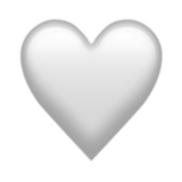 Whiteheart — heart emoji for Slack & Discord (Discord)