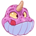 Alien Unicorn — cartoon emoji for Slack & Discord
