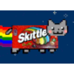 Nyancat Skittles — cartoon emoji for Slack & Discord (Discord)