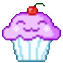 Cupcake Happy — cartoon emoji for Slack & Discord