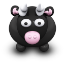 Bull Cow — cartoon emoji for Slack & Discord