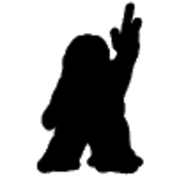 Starfrontiers Dralasite — silhouette emoji for Slack & Discord (Discord)