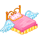 Flying Bed — cute emoji for Slack & Discord