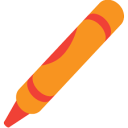 Crayon Orange — crayon emoji for Slack & Discord