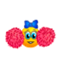 Cheerleading — cartoon emoji for Slack & Discord