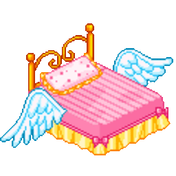 Flying Bed — cute emoji for Slack & Discord (Discord)