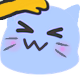 Meow Bluepat — cartoon emoji for Slack & Discord (Discord)