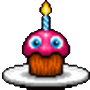 Cupcake Candle — cupcake emoji for Slack & Discord