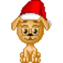 Puppy Xmas — cartoon emoji for Slack & Discord (Discord)