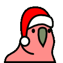 Christmas Parrot — parrot emoji for Slack & Discord