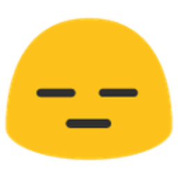 Blob Expressionless — cartoon emoji for Slack & Discord (Discord)