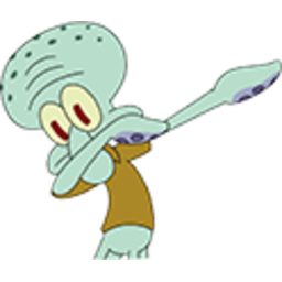 Dab Squidward — cartoon emoji for Slack & Discord (Discord)