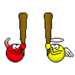 Angel Vs Devil — cartoon emoji for Slack & Discord (Discord)