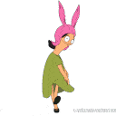 Louise Bobsburgers — cartoon emoji for Slack & Discord