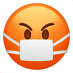 Angry With Mask — angry emoji for Slack & Discord (Discord)