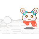 Rabbit Snow — cartoon emoji for Slack & Discord