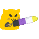 Meow Popsiclethrower — cat emoji for Slack & Discord