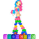 Snowcone Girl — cartoon emoji for Slack & Discord
