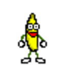 Banana Jump — pixel-art emoji for Slack & Discord