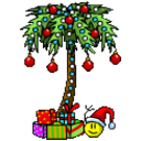 Xmas Palm Tree — christmas emoji for Slack & Discord