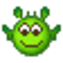 Alien Eyeroll — cartoon emoji for Slack & Discord
