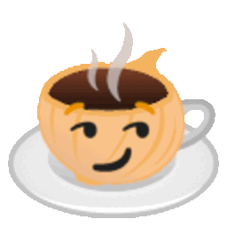 Onion Coffee Smirk — cartoon emoji for Slack & Discord (Discord)