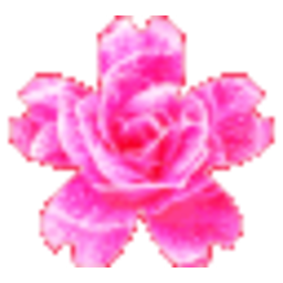 Trippy Flower — pink emoji for Slack & Discord (Discord)