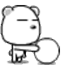 Bouncing Ball Bear — cartoon emoji for Slack & Discord