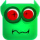 Stoned Alien — cartoon emoji for Slack & Discord