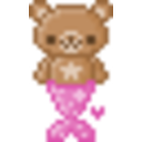 Bear Mermaid — cartoon emoji for Slack & Discord