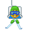 Ski Lift — cartoon emoji for Slack & Discord