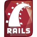 Ruby On Rails — logo emoji for Slack & Discord