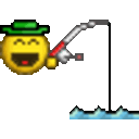 Fishing 2 — cartoon emoji for Slack & Discord