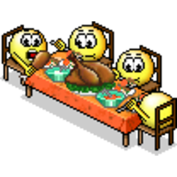 Thanksgiving Dinner — cartoon emoji for Slack & Discord (Discord)