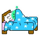 Greenkao Bed — cartoon emoji for Slack & Discord