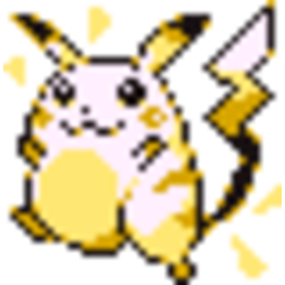 Retro Pikachu — cartoon emoji for Slack & Discord (Discord)