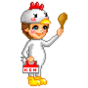 Chicken Suit — cartoon emoji for Slack & Discord