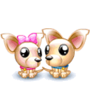 Dogs Inlove — cartoon emoji for Slack & Discord