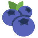 Blueberries — food emoji for Slack & Discord