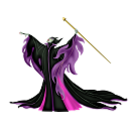 Maleficent Full — cartoon emoji for Slack & Discord (Discord)