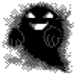 Black Ghost — cartoon emoji for Slack & Discord (Discord)