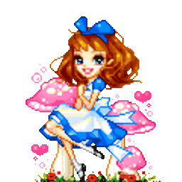Alice In Wonderland 4 — cartoon emoji for Slack & Discord (Discord)